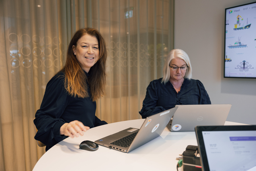 people working together at a table